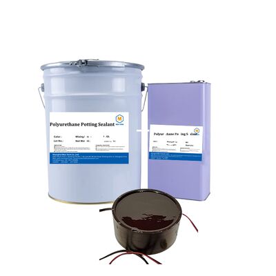 High Thermal Conductivity White PU Potting Adhesive for PCB/LED - Waterproof, Shockproof, Fast Curing Sealant