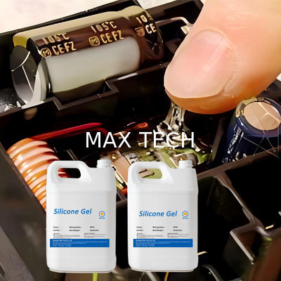 Прозрачный самовосстанавливающийся силиконовый гель для инкапсулирования и всасывания электрических компонентов и корпусов